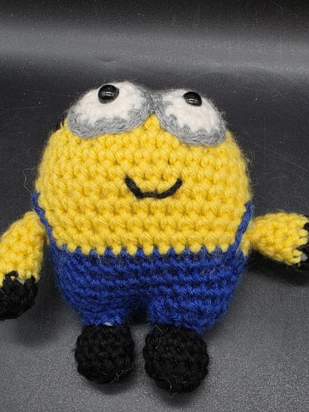 Handmade Despicable Me Minion Pair Plush Toys Knit Crochet